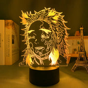Demon Slayer Anime Home Bedroom Desk Decoration Small Night Light Children's Festival Birthday gifts3D LED Lamp