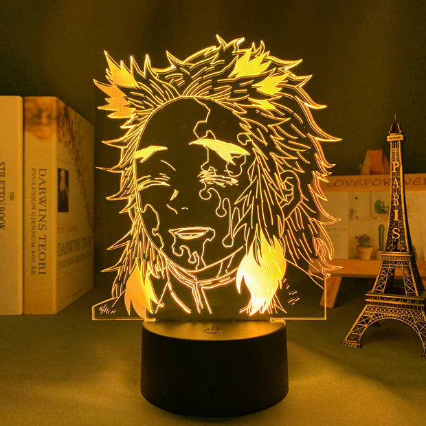 Demon Slayer Anime Home Bedroom Desk Decoration Small Night Light Children's Festival Birthday gifts3D LED Lamp