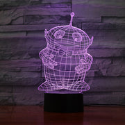 Teletubbies Night Light LED Decor 3D Illusion Touch Sensor Child Kids Gift Baby Nightlight Cartoon Table Lamp Bedroom Decoration