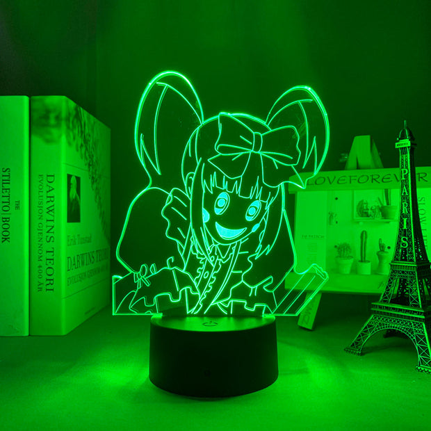 3D LED Lamp Anime Figure  High Rise Invasion Enis Bedroom Desk Decoration Small Night Light for Children's Festival Birthday Gifts Neon Lights With Remote