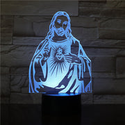 Jesus Figure 7 Colors Change Night Lamp 3D LED Table Light for Bedroom Sleeping Lamp Home Decor Art Decor Dropshipping 3232