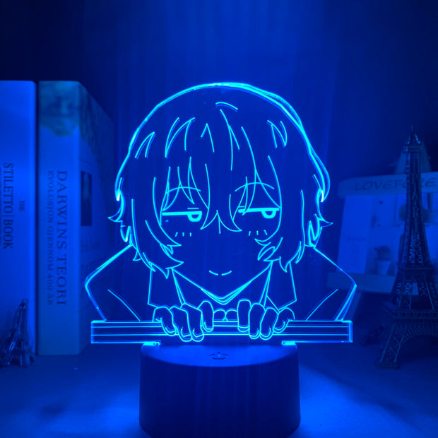 Bungo Stray Dogs Osamu Dazai Lamp for Room Decor Friend Birthday Gift Gadget Nakahara Chuya Night Light Anime Neon Light Dazai