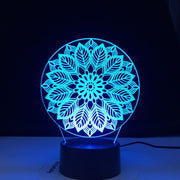 Artistic Modeling Abstract 3d Lamp 7 Color Led Night Lamps For Kids Touch Led Usb Table Lampara Lampe Baby Sleeping Nightlight