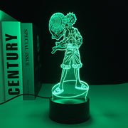Monkey Luffy Anime Figure 3D Night Light for  Children's Festival Birthday Gifts  USB Link Charging Neon Lamp