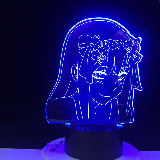 Zero Two Figure New Nightlight Kids Child Girls Bedroom Decor Light Manga Gift Anime 3d Lamp Night Light Lamp Dropship out