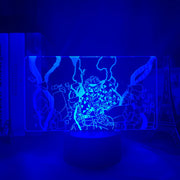 Anime Figure Kimetsu No Yaiba Zenitsu Agatsuma 3D LED Small Night Lamp Home Bedroom Desk Decoration r Children's Festival Birthday gifts