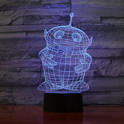 Teletubbies Night Light LED Decor 3D Illusion Touch Sensor Child Kids Gift Baby Nightlight Cartoon Table Lamp Bedroom Decoration