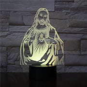 Jesus Figure 7 Colors Change Night Lamp 3D LED Table Light for Bedroom Sleeping Lamp Home Decor Art Decor Dropshipping 3232