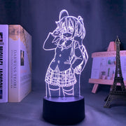 Rikka Takanashi Led Night Light for Bedroom Decor Nightlight Birthday Gift Anime 3d Lamp Rikka Love Chunibyo Other Delusions