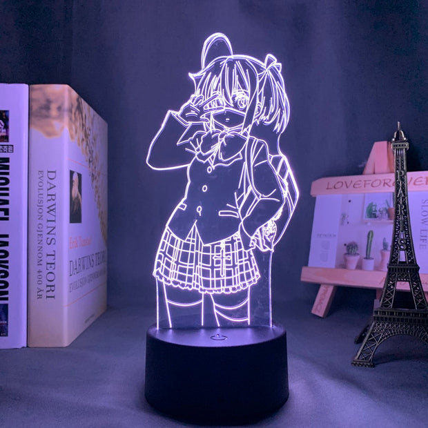 Rikka Takanashi Led Night Light for Bedroom Decor Nightlight Birthday Gift Anime 3d Lamp Rikka Love Chunibyo Other Delusions
