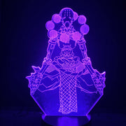 Hero Tekhartha Zenyatta Adventurer 3D Illusion Overwatch Wandering Mechanical Monks 3d Lamp for Boy Kid Gift Led Night Light