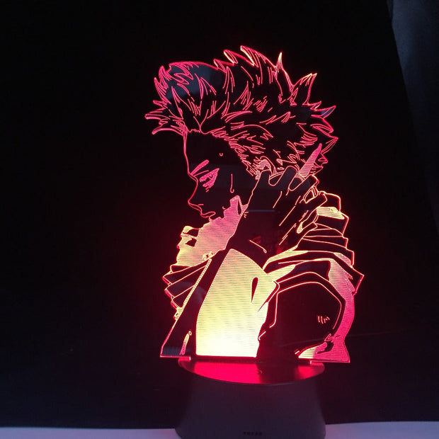 HITOSHI SHINSO MY HERO ACADEMIA 3D ANIME Night lights Lampara 16 Colors Changing Table Lamp For Christmas Gift Dropshipping