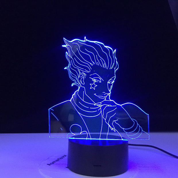 Anime Hunter X Decor Light 3d Lamp Hisoka Gadgets Kids Night Light Gift Led Touch Sensor Colorful Bedroom Nightlight Dropship