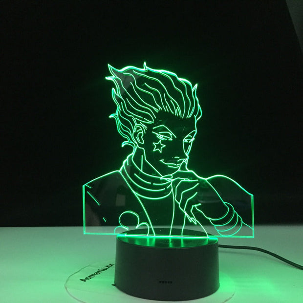 Anime Hunter X Decor Light 3d Lamp Hisoka Gadgets Kids Night Light Gift Led Touch Sensor Colorful Bedroom Nightlight Dropship