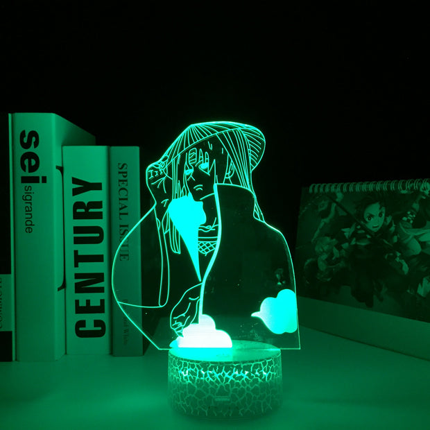 3D Lamp Akatsuki Anime Home Decor Children's Festival Birthday gifts USB Link Charging  Multiple Color Changes With Remote Control