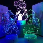 My Hero Academia LED Night Light Figure Series for Kids Gift Child Bedroom Decor Nightlight Color Changing Manga 3D Desk Lamp