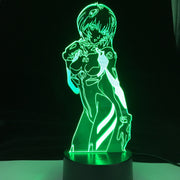 Ayanami Rei Anime Lamp for Room Decor 3D Night Light Rgb Colorful Desk Lamp iLight Manga Gift Drop Shipping Best Gift