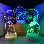 Room Warm Decorative Lamp Night Light Multi Color Transformation Children's Gifts Anime Figure