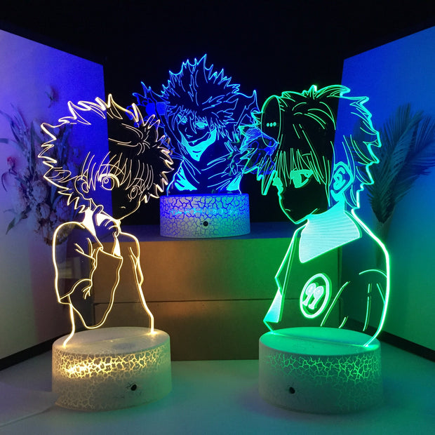 Room Warm Decorative Lamp Night Light Multi Color Transformation Children's Gifts Anime Figure