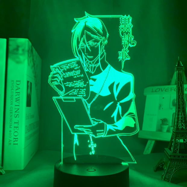 Anime Light Black Butler Led Night Light for Bedroom Decoration Colorful Nightlight Anime Gift 3d Lamp Black Butler