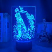 Acrylic Led Night Light Anime Berserk Guts for Bedroom Decorative Nightlight Room Table Lamp Birthday Gift 3d Led Lamp Manga