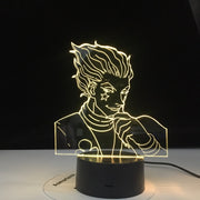 Anime Hunter X Decor Light 3d Lamp Hisoka Gadgets Kids Night Light Gift Led Touch Sensor Colorful Bedroom Nightlight Dropship