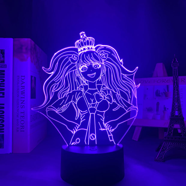 Danganronpa Led Night Light Junko Enoshima Lamp for Room Decor Kids Child Gift Danganronpa Acrylic Table 3d Lamp Junko Enoshima