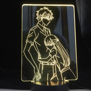 Sword Art Online for Bedroom Decor Bedside Nightlight Birthday Gifts for Women Men Konosuba Manga 3d Anime Lamp Led Night Light