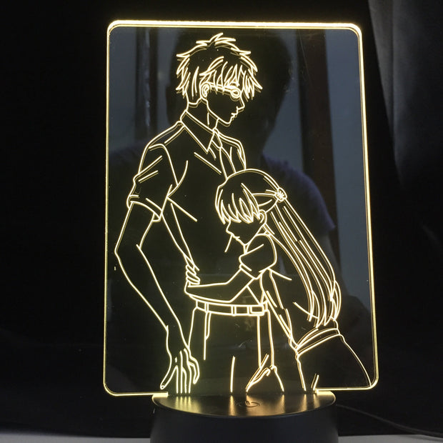 Sword Art Online for Bedroom Decor Bedside Nightlight Birthday Gifts for Women Men Konosuba Manga 3d Anime Lamp Led Night Light