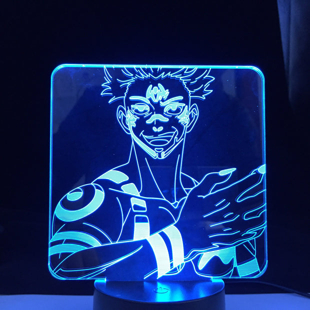 Anime Jujutsu Kaisen Ryomen Sukuna 3D Lamp Yuji Itadori Led Night Light for Birthday Gift Lamp Nightlight DropShipping Room Deco