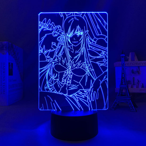 3D LED Lamp Anime Figure  Bakemonogatari Shinobu Oshino Bedroom Desk Decoration Small Night Light for Children's Festival Birthday Gifts