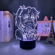 High Rise Invasion Nise Mayuko 3D LED Lamp Anime Figure Bedroom Desk Decoration Small Night Light for Children's Festival Birthday Gifts Neon Lights With Remote