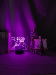 3d Night Light Eren Yeager Titan Nightlight for Kids Bedroom Decor Light Color Changing Table Night Lamp Attack on Titan Gift