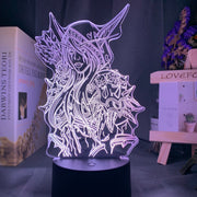 World of Warcraft Sylvanas Windrunner 3d Led Night Light for Kids room The Dark Lady Nightlight The Banshee Queen Table Lamp WOW
