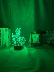 3d Lamp Anime Demon Slayer Kocho Kanae Light for Bedroom Decor Child Kids Birthday Gift Manga Kocho Kanae Lamp Kimetsu No Yaiba