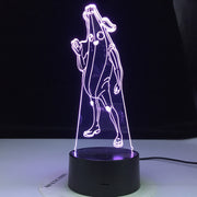 Banana Man Peely Model Season 8 3D illusion Lamp Battle Royale Decoration Night Lights Perfect Stay Home Gifts For Family Friend