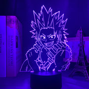 Anime My Hero Academia Led Night Light Eijiro Kirishima Lamp for Room Deco Birthday Gift Eijiro Kirishima Light My Hero Academia