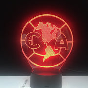 Novelty 7 Color change Creative 3D CA North America Map Acrylic Visual Light LED Lamp Decoration Lamps Bedroom Night Light Gifts