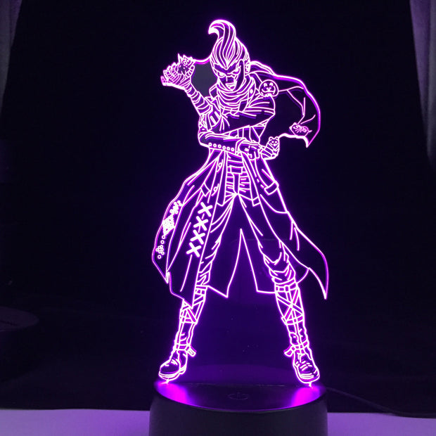 Danganronpa 2 Gundham Tanaka Night Light Projector Touch Sensor Lamp Table Bluetooth Control Kids Gift 3D LED Nightlight Game