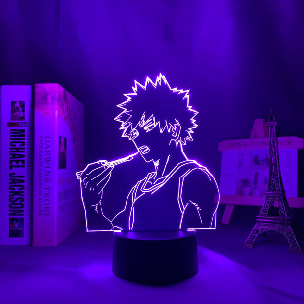 3d Led Night Lamp Bakugo My Hero Academia for Room Decor Birthday Gift Manga Gadget My Hero Academia Katsuki Bakugo Light Anime