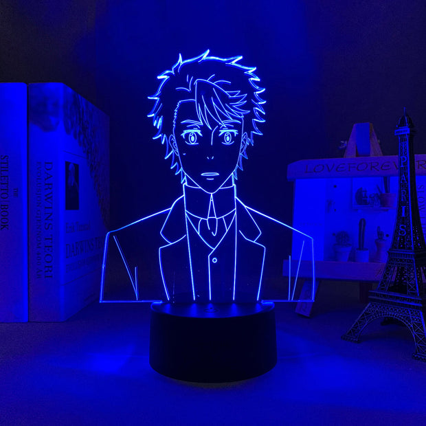 3D LED Lamp Anime Figure Bedroom Desk Decoration Moriarty The Patriot John H Watson Small Night Light for Children's Festival Birthday Gifts