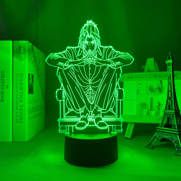 Manga Moriarty The Patriot Sherlock Holmes 3D LED Lamp Anime Figure  Bedroom Desk Decoration Small Night Light for Children's Festival Birthday Gifts