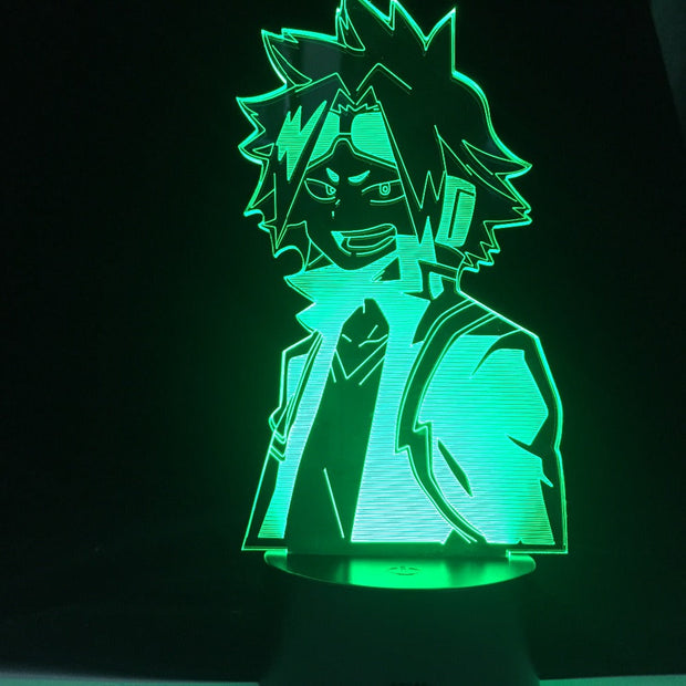 DENKI KAMINARI ANIME Led Lamp Nightlights MY HERO ACADEMIA 3D Light For Home Decoration Christmas Holiday New Year Gift