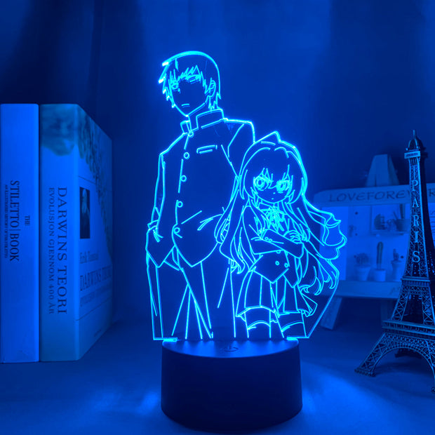 Toradora Led Light for Room Decoration Manga Night Light Birthday Gift Kids Bedroom Decor Table 3d Lamp Anime TIGER DRAGON