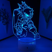 3D LED Lamp Anime My Hero Academia Katsuki Bakugo Lamp for Birthday Gift Bedroom Decoration Manga Bakugo Night Light