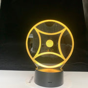 Abstract Special Logo 3D LED Lamp Night Light RGBW Bulb Party Decoration Christmas Gift Cartoon Luminaria Lampara Remote Control