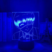 3d Lamp Anime Tokyo Ghoul Ken Kaneki Light for Kids Bedroom Decor Night Light Birthday Gift Manga Gadget Tokyo Ghoul Lamp Kaneki