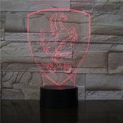 Creative 3D LED Lamp Night Light Unicorn Horse RGB Bulb Party Decoration Christmas Gift Cartoon Luminaria Lampara Dropship 2974