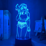 Black Lagoon Revy Led Night Light for Bedroom Decor Colorful Nightlight Anime Gift 3d Lamp Revy Black Lagoon