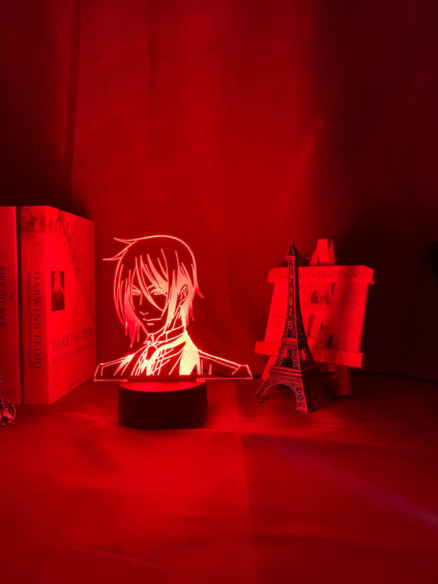 Led Night Light Anime Black Butler Lamp for Bedroom Decor Light Kids Child Birthday Gift